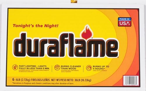 duraflame 6lb 4-hr Firelogs, 6 pack