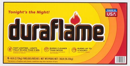 duraflame 6lb 4-hr Firelogs, 6 pack