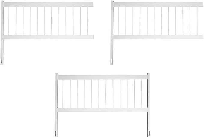 Aqua Select Above Ground Swimming Pool Resin Safety Pool Fence Base | Premium Quality UV Protected Vinyl | Keeps Pool Toys in and Intruders Out | Kit B - 3 Sections | Easy Installation | White