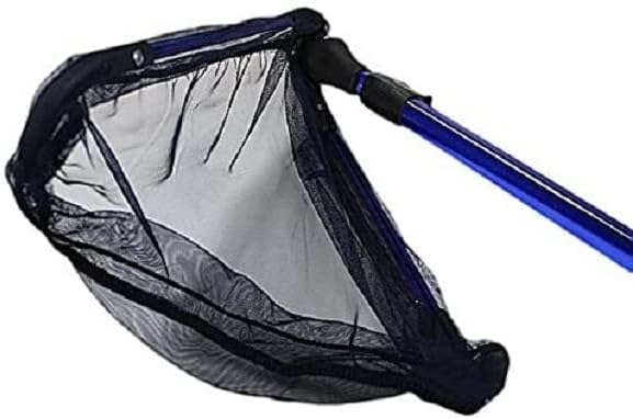 PondH2o Folding Pond Utility Nets Combo Pack Fish Water Garden Pond Debris Skimming Net & Pond Fish Catching Koi Net with Telescoping Extension Poles to 6 Feet | Value 2 Pack Fresh Water Nets