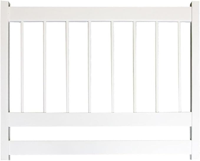 Aqua Select Above Ground Swimming Pool Resin Safety Pool Fence Gate | Premium Quality UV Protected Vinyl | Keeps Pool Toys in and Intruders Out | White