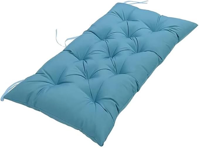 Outdoor Waterproof Bench Cushions Garden Bench Cushion Tufted Chair Pad 20 x 40 in Replacement Seat Pad Cushion Teal