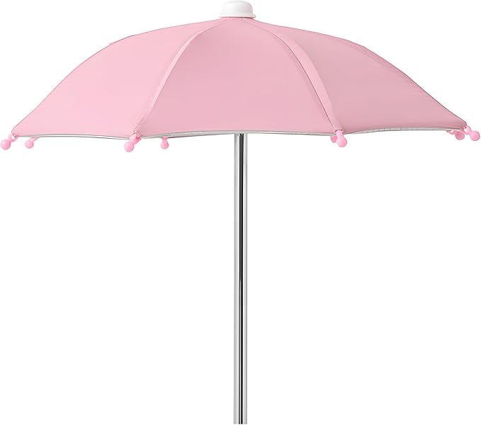 Squirrel Picnic Table Feeder Replacement Mini Umbrella for Outside (Pink)