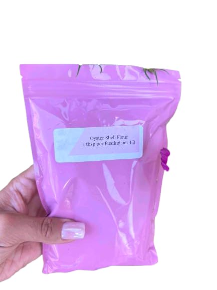 Meme’s Organic Oyster Shell Flour – Natural Calcium Supplement for Soil, Ideal for Gardens, Composting & Worm Bins – 16 oz