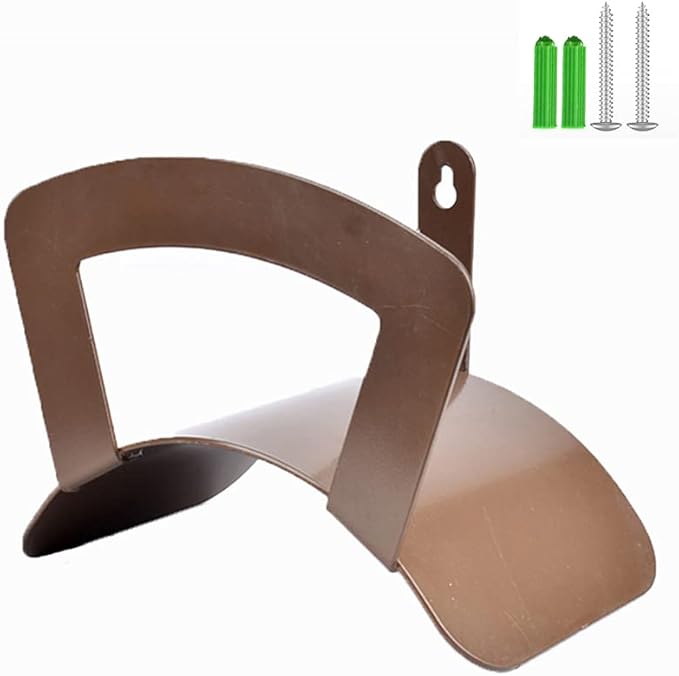 Garden Hose Holder Wall Mount Hanger - Heavy Duty Metal Bracket for Water Hose Storage & Organization