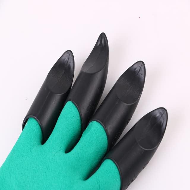 2 Pairs Garden Gloves,Gardening Work Gloves with Sturdy Claws Quick & Easy