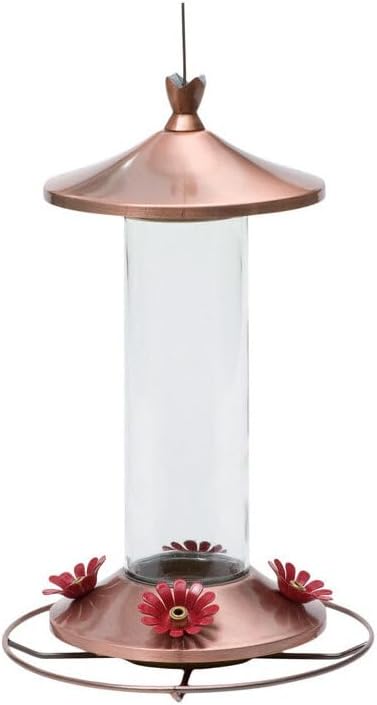 Birdscapes 710B 12 Oz Brown Copper Hummingbird Feeder