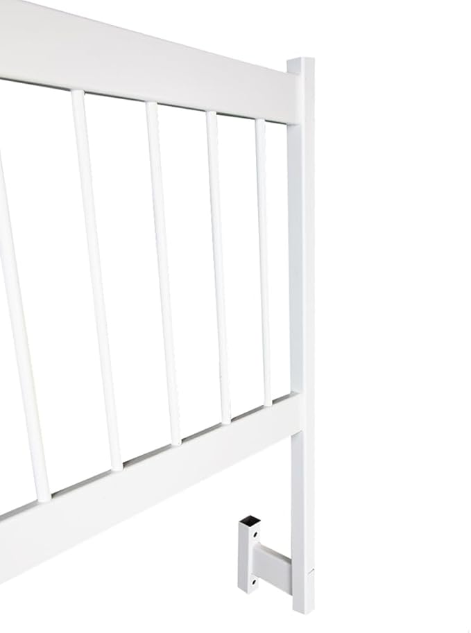 Aqua Select Above Ground Swimming Pool Resin Safety Pool Fence Base | Premium Quality UV Protected Vinyl | Keeps Pool Toys in and Intruders Out | Kit B - 3 Sections | Easy Installation | White