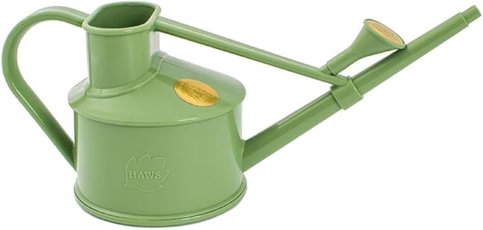 Bosmere Haws Handy Plastic Watering Can, Mini Water Can for Indoor Plants, Succulents and Flowers, Sage Green, 1 Pint