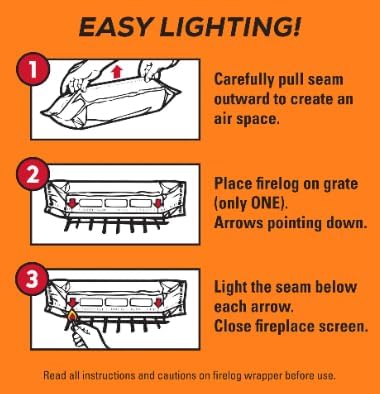 Duraflame Crackleflame Firelogs – Cozy Crackling Fireplace Logs, Fast Lighting in Under 5 Minutes, Burns 80% Cleaner Than Wood, Indoor/Outdoor Use (2 Cases + Matches)