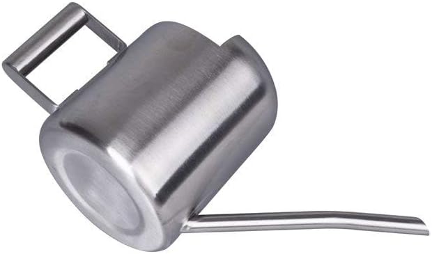 IMEEA Tiny Watering Can for Indoor Plants Bonsai Tree Stainless Steel Small Watering Can Succulents, 11oz/300ml
