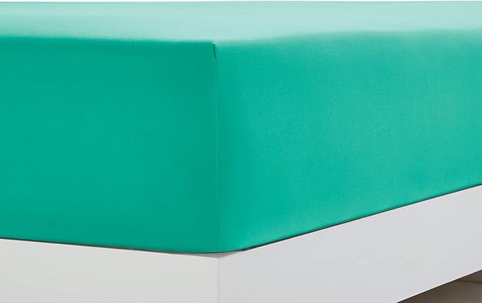 Clara Clark Bed Sheets, Premier 1800 Series 4 Piece Bed Sheet Set, Deep Pocket, Wrinkle, Fade, Stain Resistant, Luxury Soft Bedding Sheets & Pillowcases, Queen, Mint Green