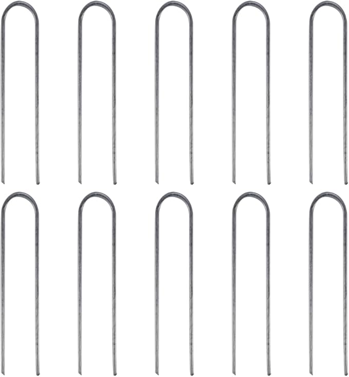 Rain Bird GS50/10PS Drip Irrigation 6" Galvanized Wire Stake for 1/2" Tubing, 10-Pack
