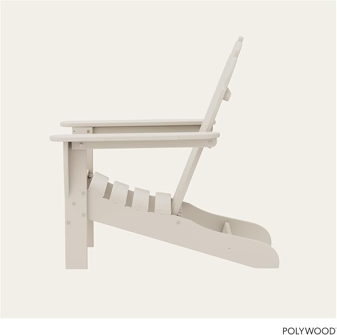POLYWOOD AD4030SA Classic Outdoor Adirondack Chair, Sand