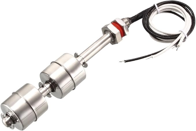 uxcell Stainless Steel Float Switch for Water Pump Tank Swim Pool Garden Pond Liquid Water Level Sensor M10 134mm Length