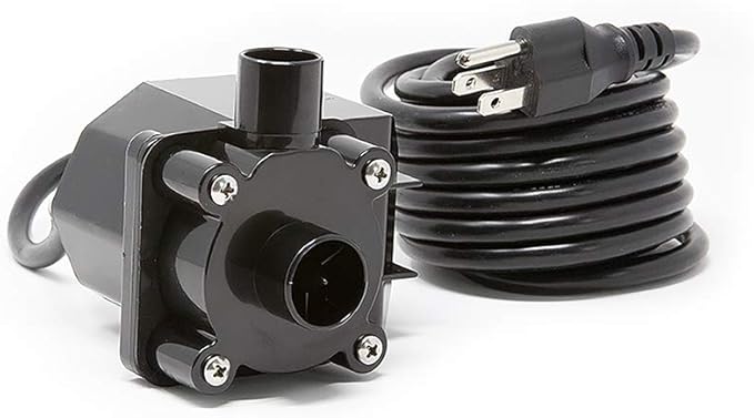 Beckett FR680 Pond Pump Set Submersible Water Pump, Pond Pumps for Outdoor Ponds, Maximum Flow of 680 Gallons Per Hour, Black