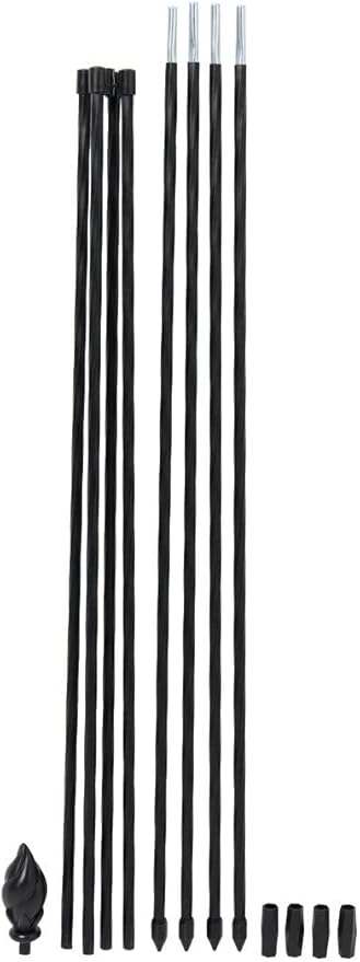 Gardeners Supply Company Extra Tall Garden Teepee Trellis | Sturdy Plant Support for Peas, Beans, Squash, and Other Garden Climbing Vine Plants | Quick and Easy Setup - 87" H