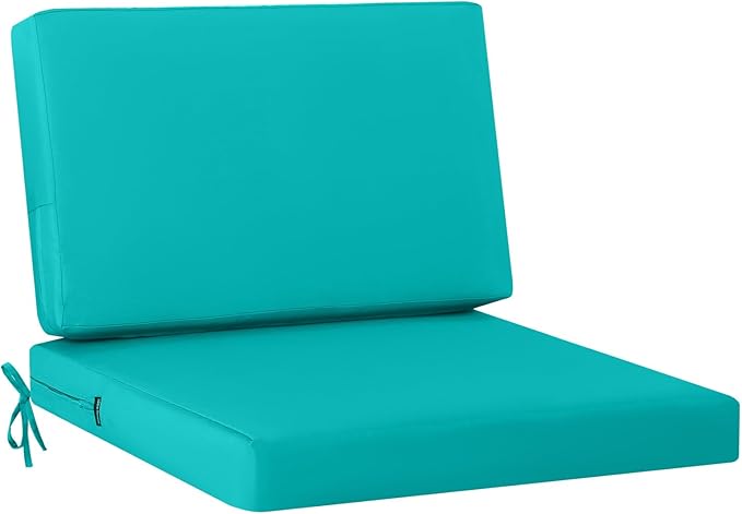 idee-home Outdoor Cushions for Patio Furniture, Outdoor Seat Cushion, Waterproof Couch Hampton Bay Deep Seat Replacement Chair Cushions for Garden Lawn Backyard Deck, 30 x 30