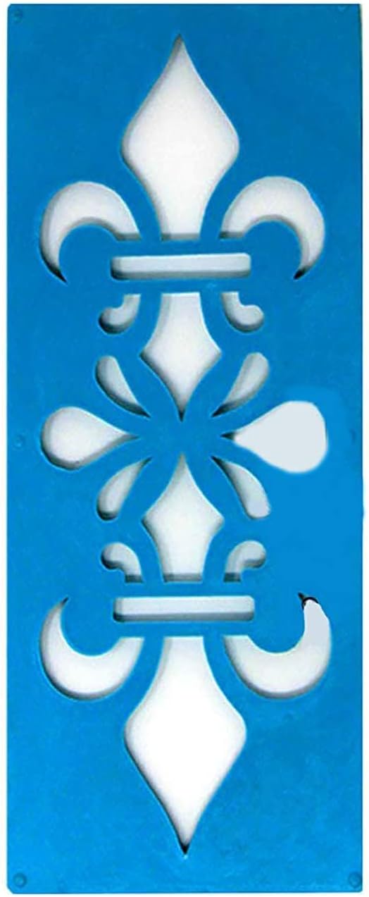 12 Different Design Draw Rangoli Making Kit Rangoli Stamp Om Swastik Flower Design Colourful Rangoli Making Stencils & 6 Border Stencils Total 18 Pieces