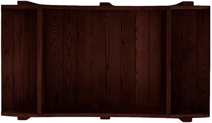 6 FT MAHOGANY Amish Made Garden Bridge with DOUBLE RAILS for Walkway, Backyard Pond & Landscaping, Outdoor Wooden Footbridge for Koi Pond, Japanese Style Decorative Bridge, Made in USA