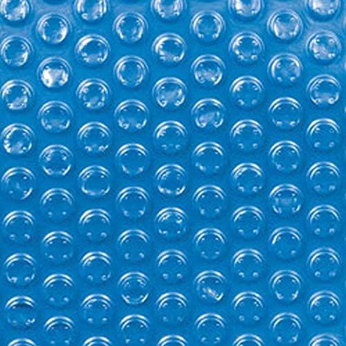 In The Swim 24' Standard Blue Round Solar Pool Cover 8 Mil for Solar Heating Above Ground Pools and Inground Pools
