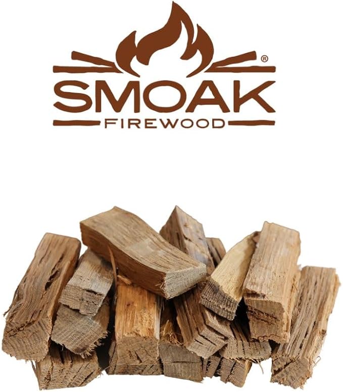 Smoak Firewood Cooking Wood Mini Splits - USDA Certified Kiln Dried (Red Oak, 5-6in Tiny Pizza Oven Wood) for Portable Pizza ovens (729 Cubic Inches)