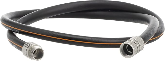 Giraffe Tools Garden Hose 5ft x 5/8", Custom Length, Heavy Duty, No Kink, Flexible, Rubber Garden Hose, Leakproof Water Hose, 5ft Male to Female Hose, 600 Burst PSI