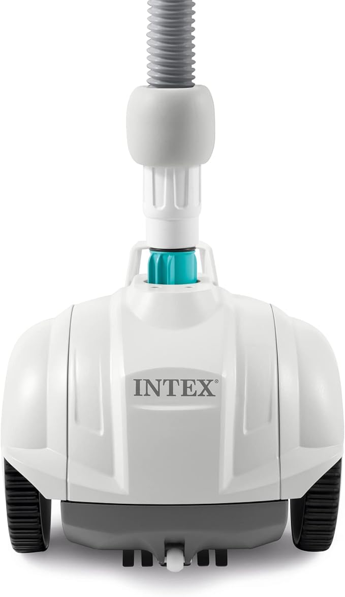 INTEX 28007E ZX50 Suction-Side Above Ground Automatic Vacuum Pool Cleaner: For Smaller Pools – Cleans Pool Floor – Removes Debris – Removable Filter Tray – 21ft Tangle Free Hose
