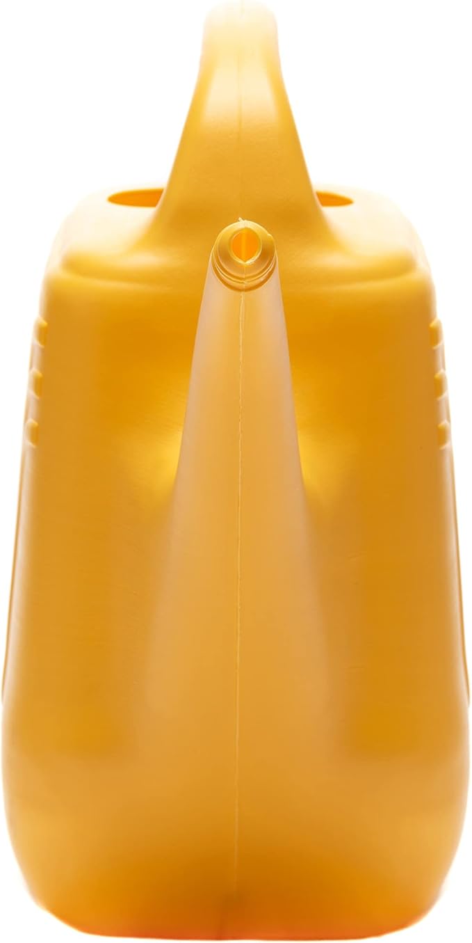 Bloem Classic Watering Can: 2 Gallon Capacity - Earthy Yellow - Durable Resin, Removable Nozzle Spout, Easy to Handle, Wide Mouth, for Indoor and Outdoor Use, Gardening