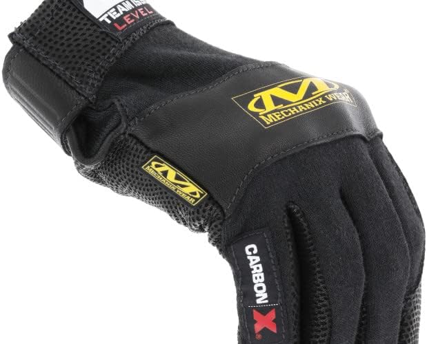Mechanix Wear CarbonX Level 1 Fire Protection Gloves - Genuine Leather Extreme Heat & Flame Resistant Gloves - Heavy Duty High Temperature Resistance - X-Large - Black