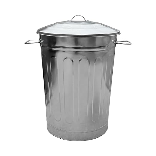 MARKSON Trash Can 13 Gallon, Stainless Steel Trash Can with Lid, Garbage Can with Lid