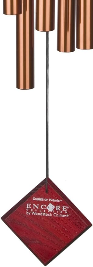 Woodstock Chimes Encore Collection, Chimes of Polaris, 22'' Bronze Wind Chimes for Outdoor, Patio, Home or Garden Décor (DCB22)