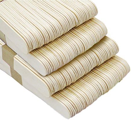 KINGLAKE 6" Wood Garden Plant Labels,150 Pcs Garden Plant Tags,Wood Sticks