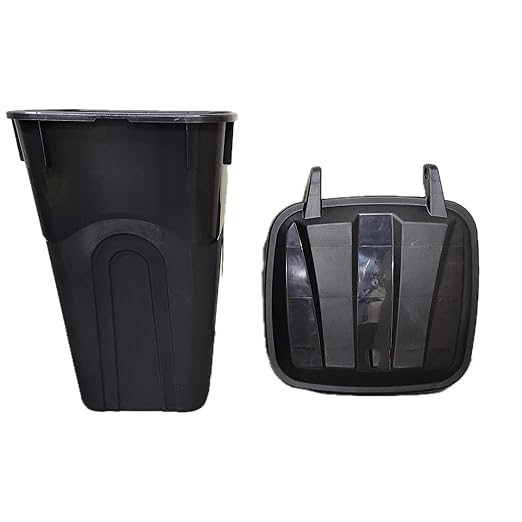32-Gallon Plastic Trash Can with Attached Lid and Wheels, 120 Liter Outdoor Garbage Bin, Black