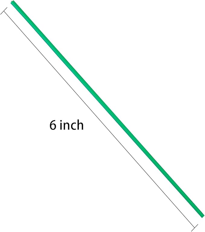 Tangyinrd 300 Pcs 6 inch Green Plastic Twist Ties, Cable Ties, for Bags, Gardening Tools