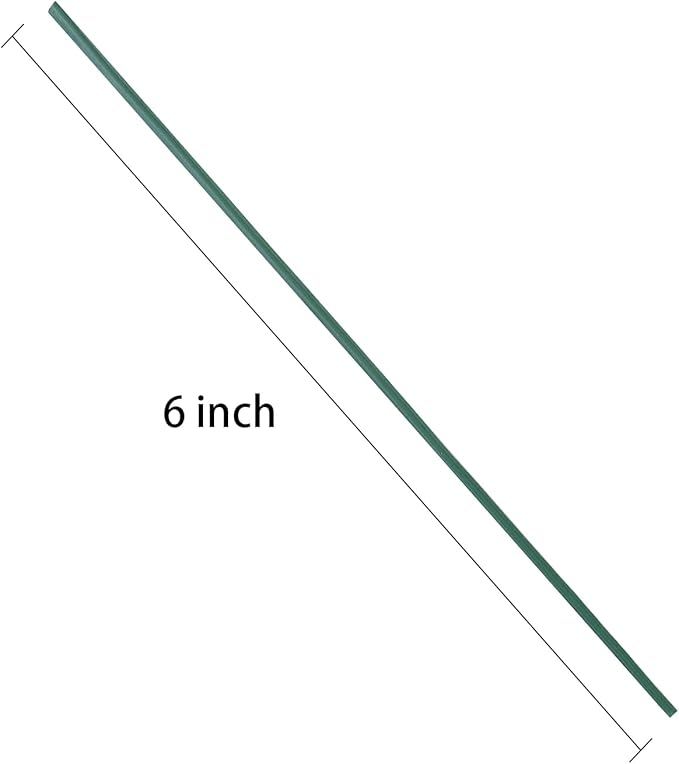 Tangyinrd 300 Pcs 6 inch Blackish Green Plastic Twist Ties, Cable Ties, for Bags, Gardening Tools