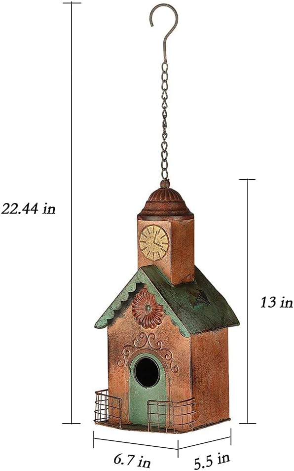 Bird Houses for Outside Hanging Metal Birdhouses for Outdoor