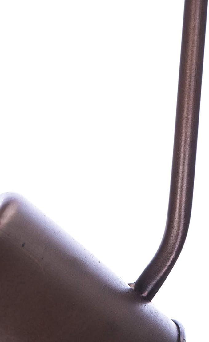 Topadorn 1.3L Watering Can for Indoor and Outdoor Plants - Long Spout Water Can for Garden, Flower, House Plants, Decorative Brown Watering Can