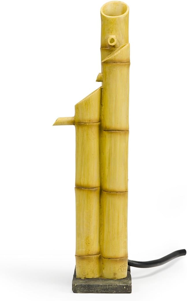 Aquascape Pouring Three-Tier Bamboo Fountain for Ponds and Water Gardens, Poly-Resin | 78307