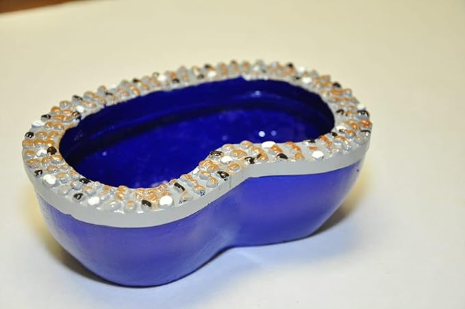 G & F Products MiniGardenn Fairy Garden Miniature Garden Pond,Blue