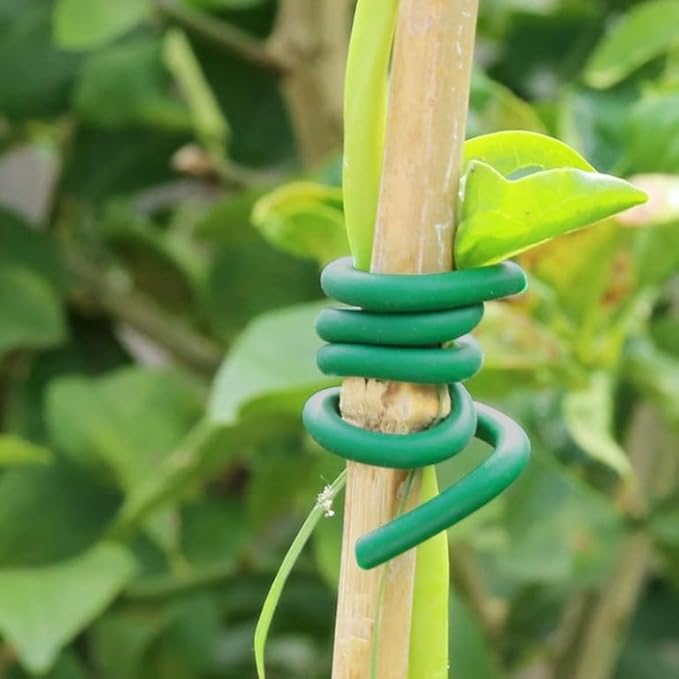 Soft Plant Tie for Plant Support, Φ3.5mm 164ft Reusable Garden Twist Ties Heavy Duty Garden Wire Green Plant Twist Tie for Plant Vines, Stems & Stalks and Home Organization
