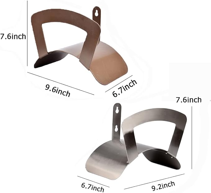 Garden Hose Holder Wall Mount Hanger - Heavy Duty Metal Bracket for Water Hose Storage & Organization