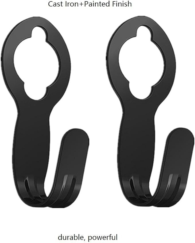chic style Garden Hose Holder Hook, Pack 2 Metal Hose Hangers for 50ft 25ft Expandable Hose