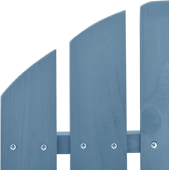 vidaXL Adirondack Rocking Chair Lounge Chair for Garden Solid Wood Fir Blue
