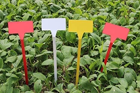 KINGLAKE GARDEN Outdoor Plant Labels, 11.8 Inch 30 Pack Plastic Waterproof Sturdy Nursery Garden Markers,Plant Markers for Flower pots Plant