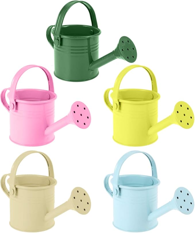 5PCS Watering Cans Kids Metal Watering Can Indoor Plants Small Watering s for Indoor Plants Watering Mini Gardening Water for s