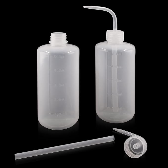 3 Pcs 500ml Squeeze Bottle Plant Watering Bottle Can, Plastic Succulent Watering Bottle Can for Indoor Plants