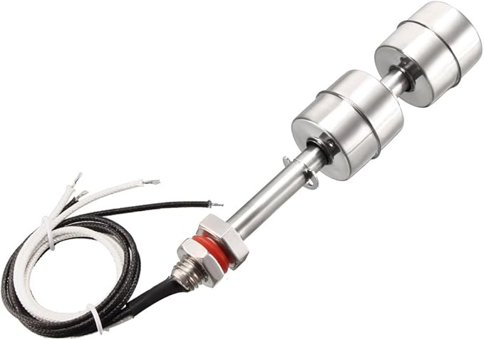 uxcell Stainless Steel Float Switch for Water Pump Tank Swim Pool Garden Pond Liquid Water Level Sensor M10 134mm Length