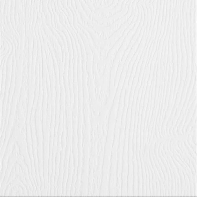 EASYFLEX No-Dig Garden Edging White Adirondack Wood-Look | 4.5 Inch Tall | Decorative | With Anchoring Spikes | 15 Foot Kit, Pack of 6
