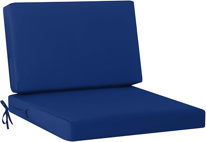 idee-home Outdoor Cushions for Patio Furniture, Outdoor Seat Cushion, Waterproof Couch Hampton Bay Deep Seat Replacement Chair Cushions for Garden Lawn Backyard Deck, 30 x 30